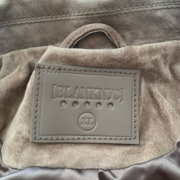 Blank NYC Suede Moto Jacket Size Extra Large - Picture 11 of 13
